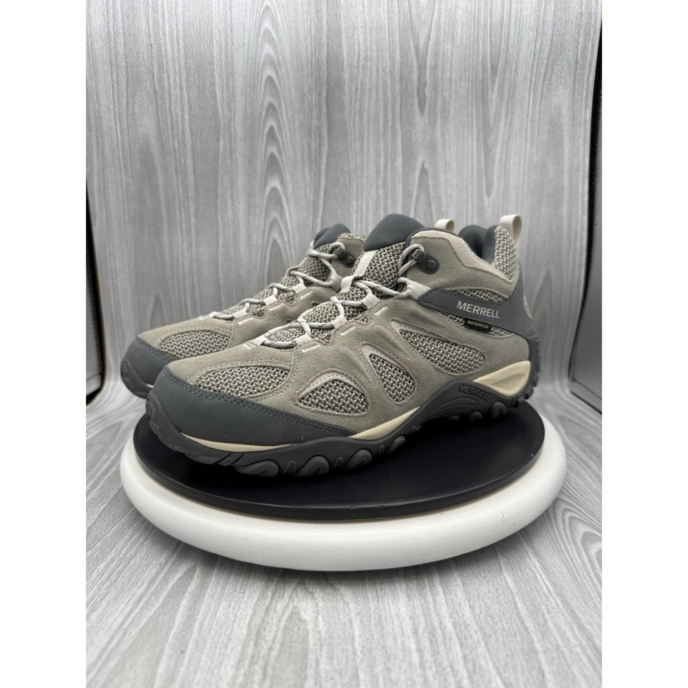 Merrell Yokota 2 Mid Mens Size 11.5 Fog Gray Waterproof Hiking Boots J037959 NEW